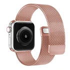 Ремешок Milanes для Apple watch Band 45 мм 44 мм 38 мм 42 мм 41, металлический браслет с магнитной петлей, аксессуары для iWatch series 7 3 4 5 6 se 40