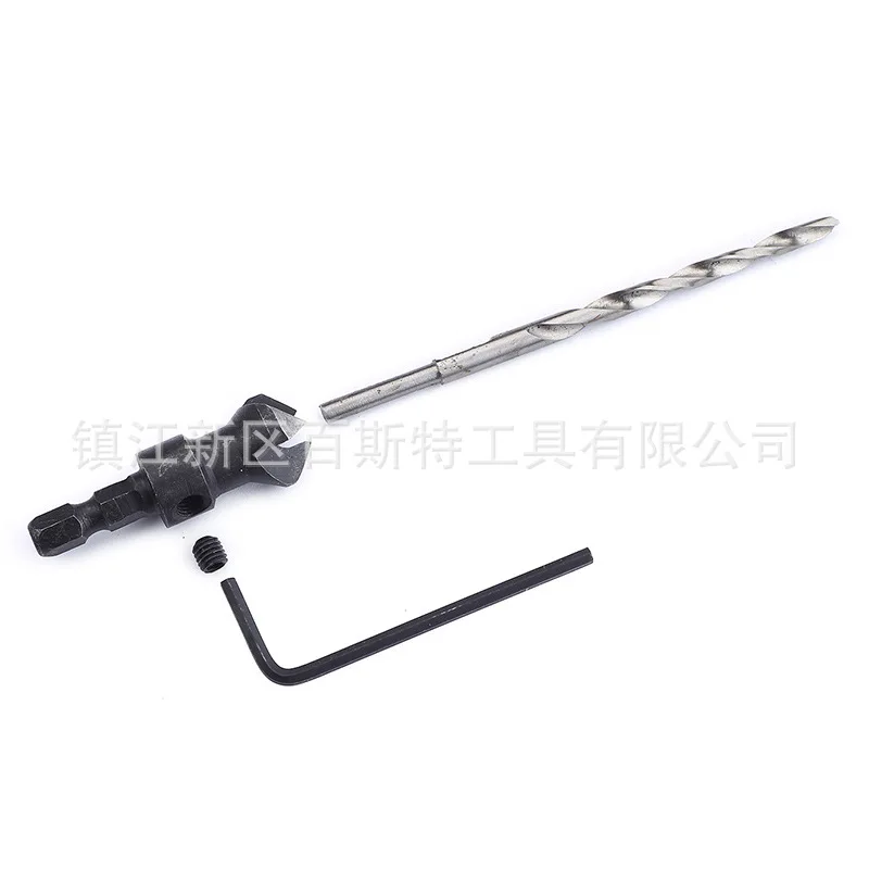 4 шт./компл. сверло из высокоуглеродистой стали с зенкером электрические