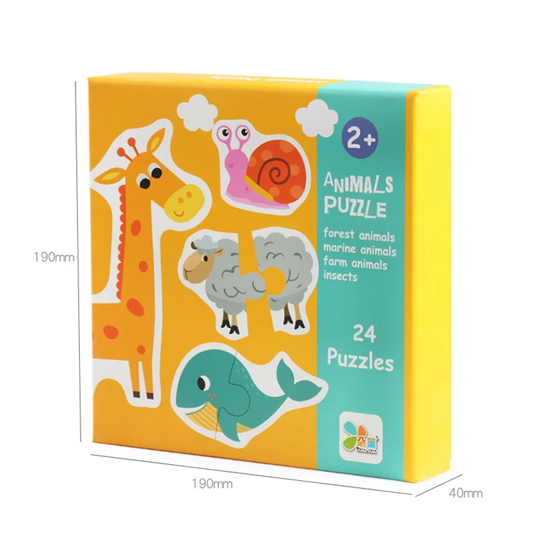 

Child Toy Wooden Puzzle Jigsaw Tangram For Children Baby Cartoon Animal/Traffic/Fruit Puzzles Educational Toy Games For Children
