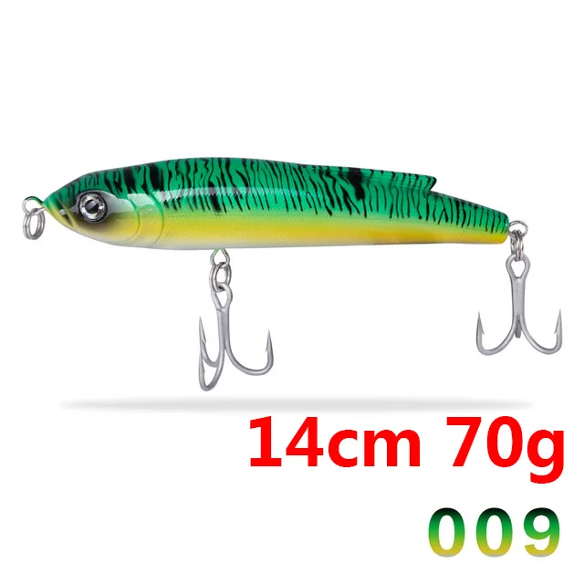 009 Hunthouse GT stickbait Тонущая приманка карандаш морская жесткая приманка для рыбалки Троллинг приманка Тунец Морская рыбалка Япония крюк Сделано noeby - Цвет: 009