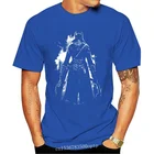 Новинка, футболка унисекс с принтом, свободная летняя футболка с круглым вырезом