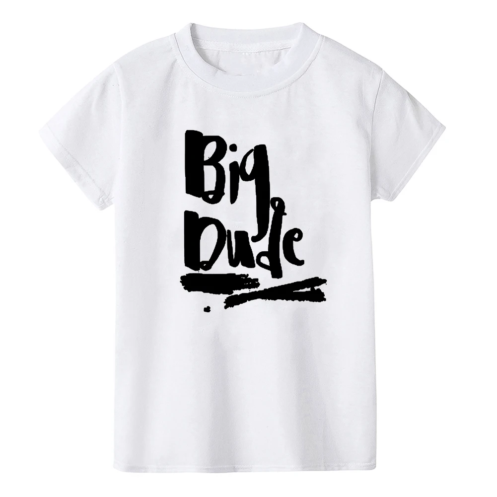 Baby Fashion Big Brother and Little Letter Print Tshirt Announcement Shirt Newborn Coming Home Outfit | Мать и ребенок