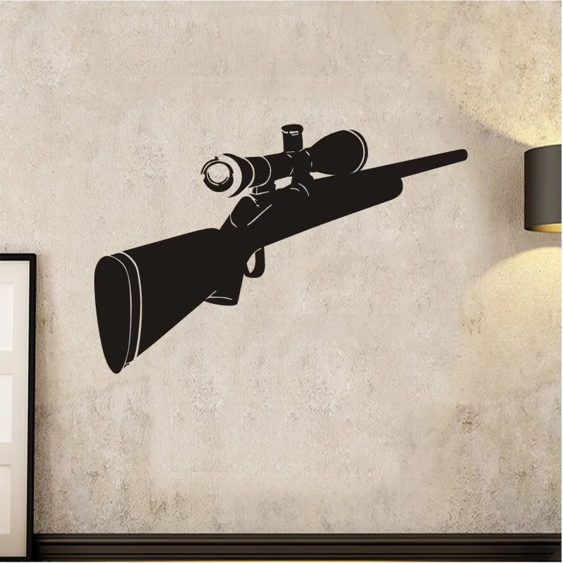 Винтовка снайперская винтовка наклейка плакаты виниловые наклейки на стену