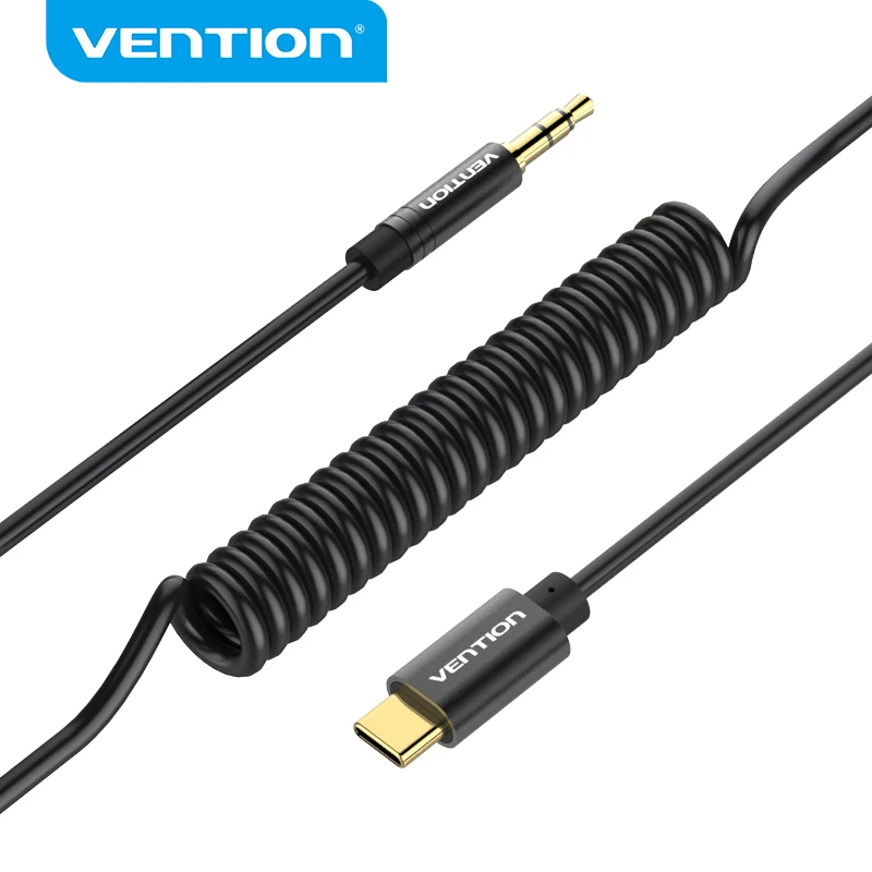Vention Type C-3 5 мм Aux кабель Type-C 3 Jack USB пружинный аудио для MP3 Xiaomi Car Stereo Speaker Headphone |