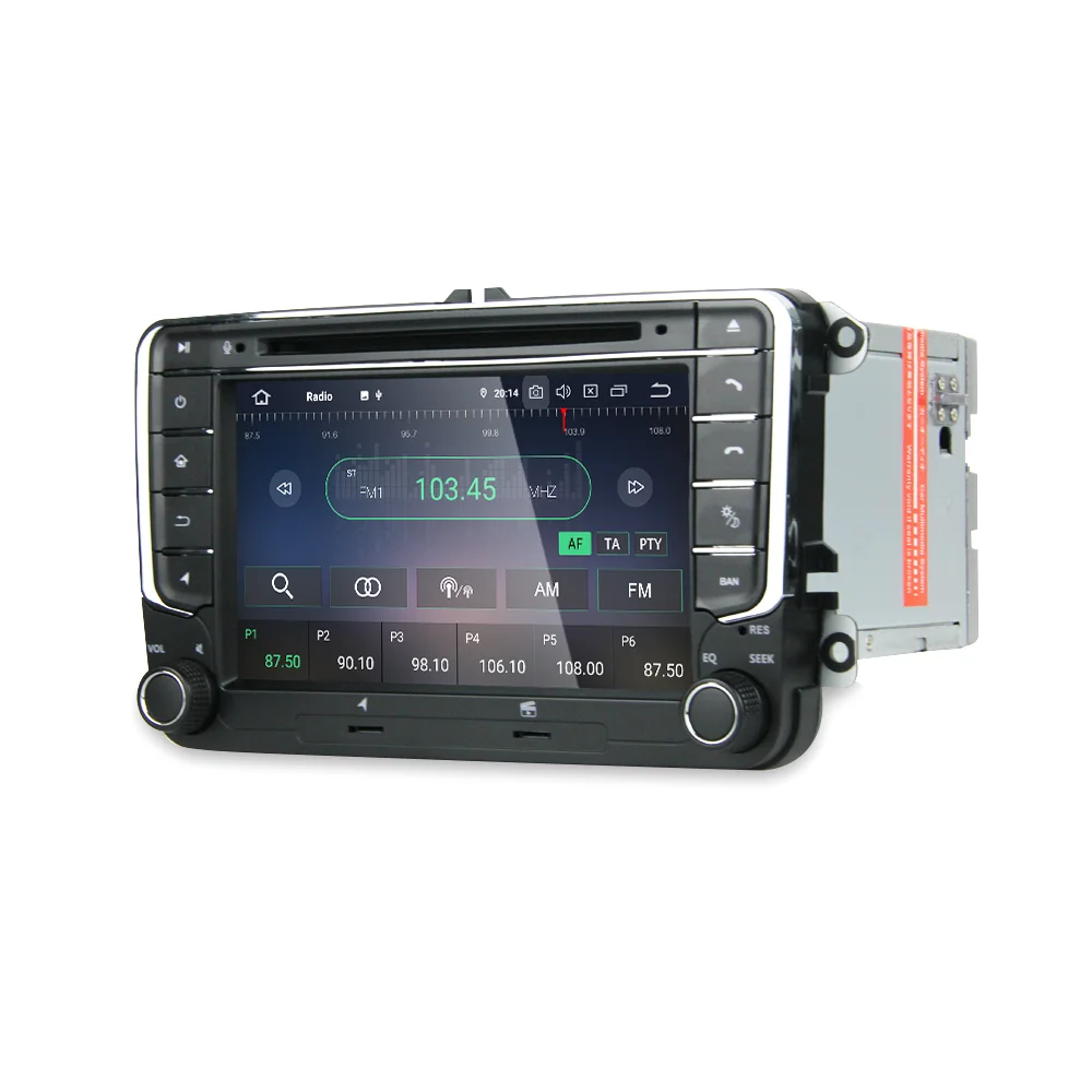 Автомобильный DVD-плеер MTK8321 на Android 10 0 7 дюймов GPS для VW Golf Passat B6 Touran Polo Sedan с DSP CarPlay