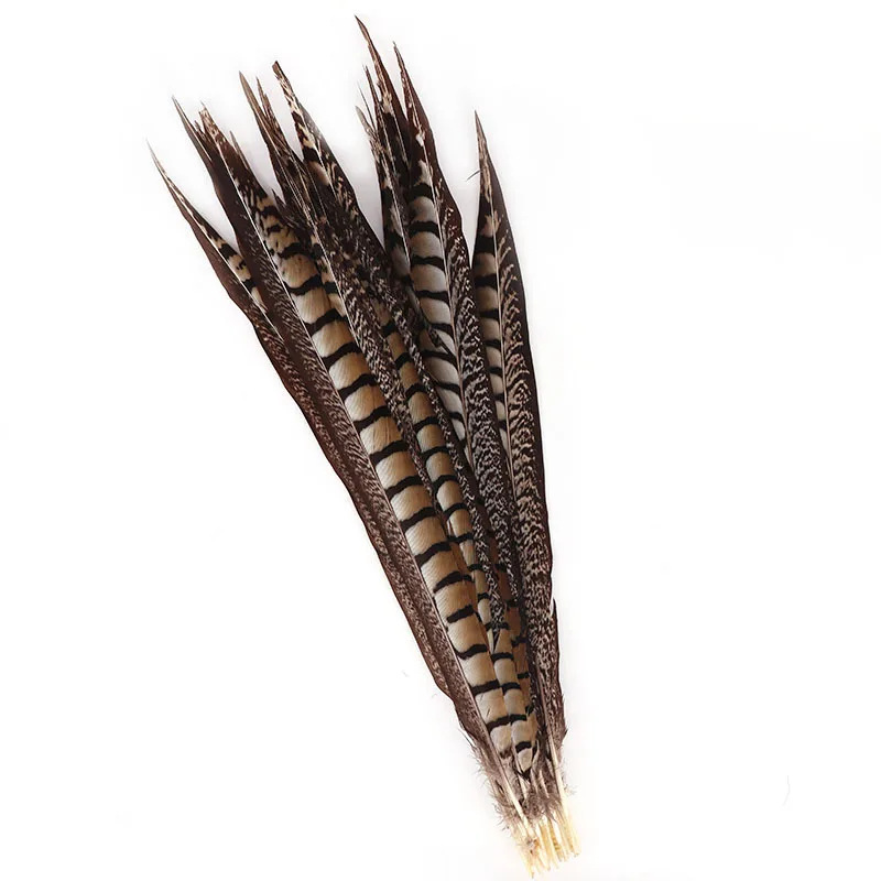 

100pcs/Lot Natural Lady Amherst Pheasant tail Feathers for Crafts 16-18inch/40-45CM Plume Decoration Plumas Feather Decor