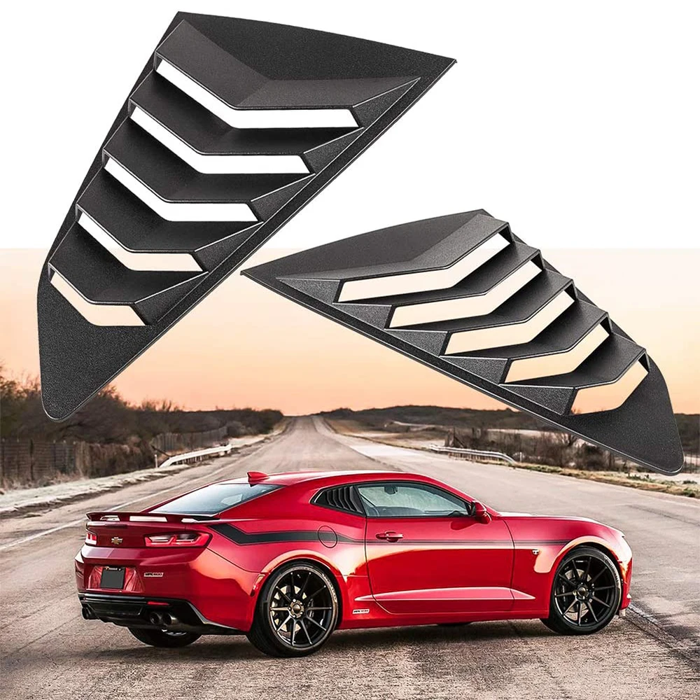 Chuang Qian боковые оконные жалюзи для Chevy Camaro 2016-2020 левая/правая матовая отделка Гонки