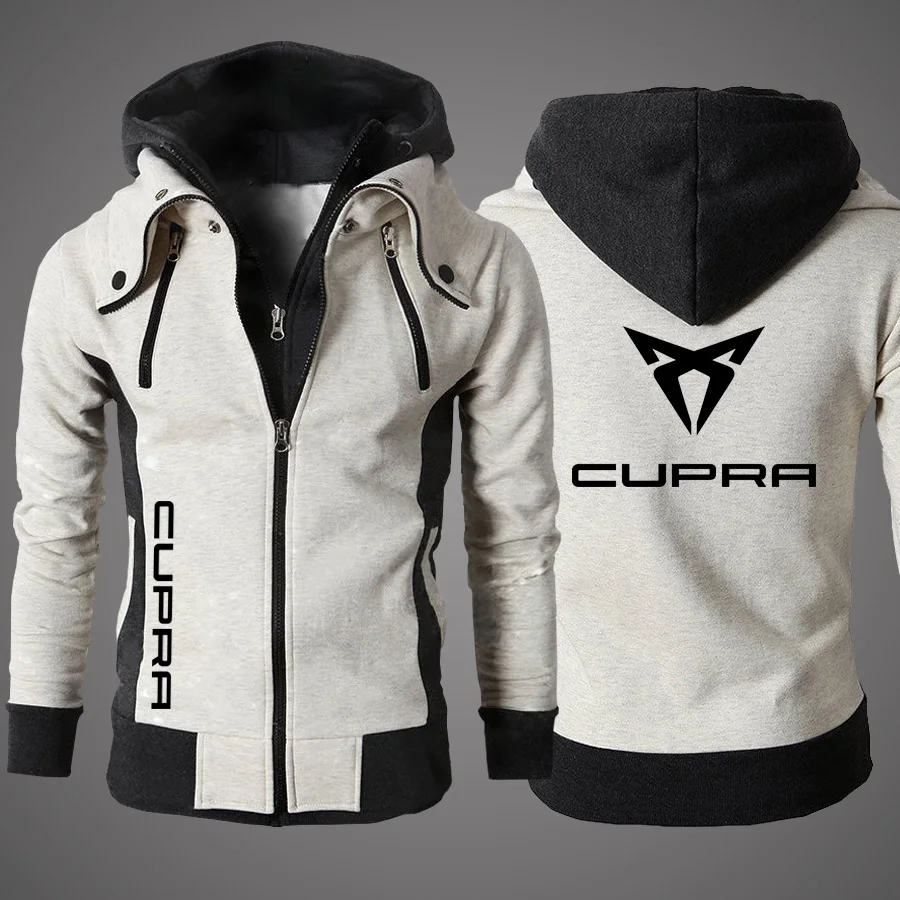 

2021 New Cupra Ateca Men's Clothing Outdoor Sweatshirt Casual Male Jacket Fleece Warm Hoodies Quality SportWear Harajuku Outwear