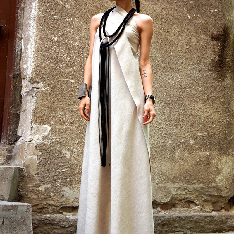 

Женское длинное кожаное ожерелье YD & YDBZ, ожерелье с кисточками из искусственной кожи, ювелирное изделие ручной работы