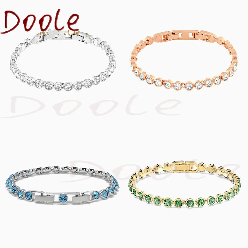 

Fashion Jewelry SWA TENNIS BRACELET Colorful Elegant And Charm Tennis Decoration Female Trend Romantic For Women Jewelry