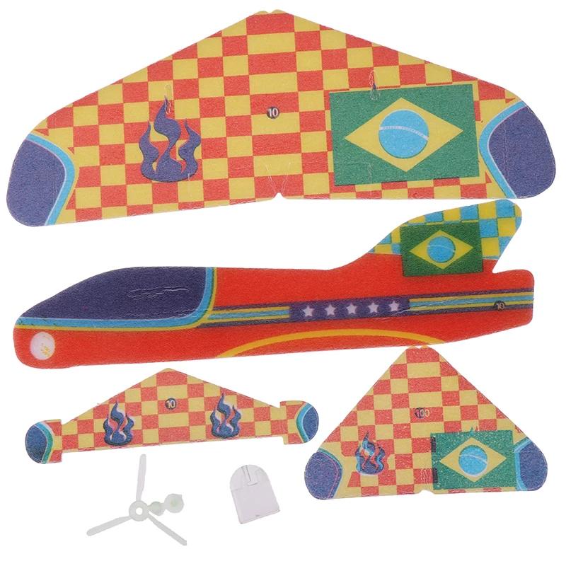 

Creative Magic Roundabout Combat Aircraft Foam Paper Airplane Model Hand Throw Flying Glider Planes Toys For Children Kids Toy