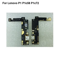 for lenovo p1 p1c58 p1c72 usb dock charging port mic microphone module board replacement for lenovo p 1 tested