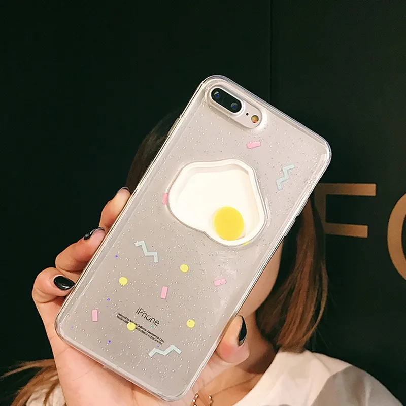 Innovation Transparent Yellow Egg Phone Case Soft Silicone Protective Mobile Universal For IPhone X/Xs/MAX | Мобильные телефоны и