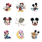 Новинка от бренда Disney, акриловая эпоксидная смола в стиле аниме Микки Маус, булавка с лацканами из эпоксидной смолы, акриловая булавка с персонажем Микки и Минни, ювелирные изделия, аксессуары