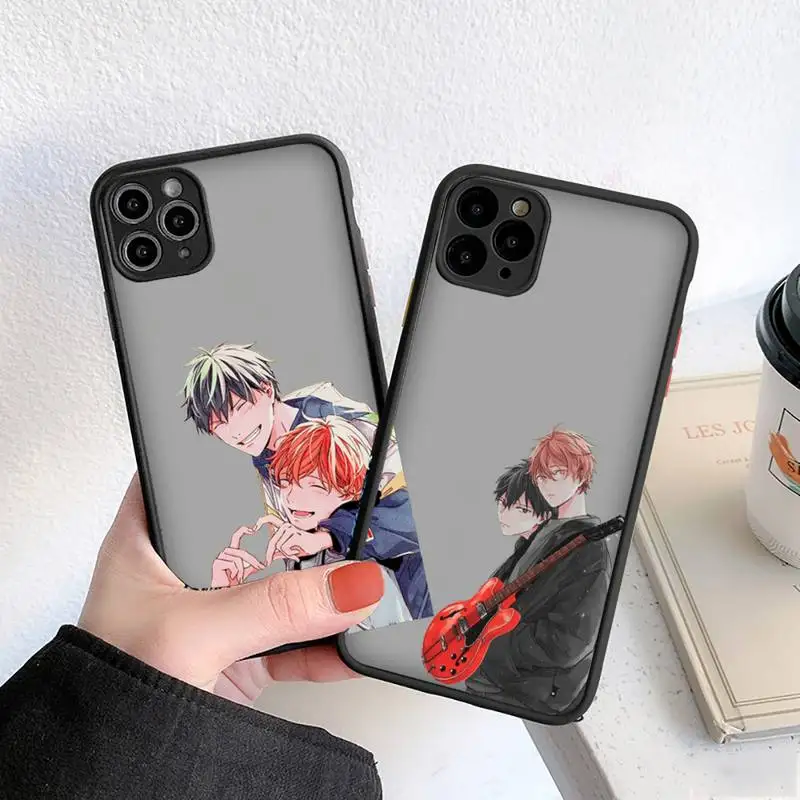 

Given Anime Phone Case matte transparent For iphone 7 8 11 12 plus mini x xs xr pro max cover