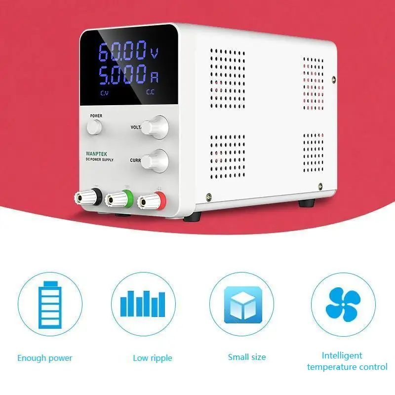 

SUSWE Gps3010d 605d 305d SUSWE low ripple small volume light weight high precision blue light digital display power supply