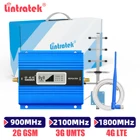 Усилитель сигнала Lintratek 2G 3G 4G 900 2100 GSM UMTS с антенной 13 дБ Yagi + кабелем 10 м