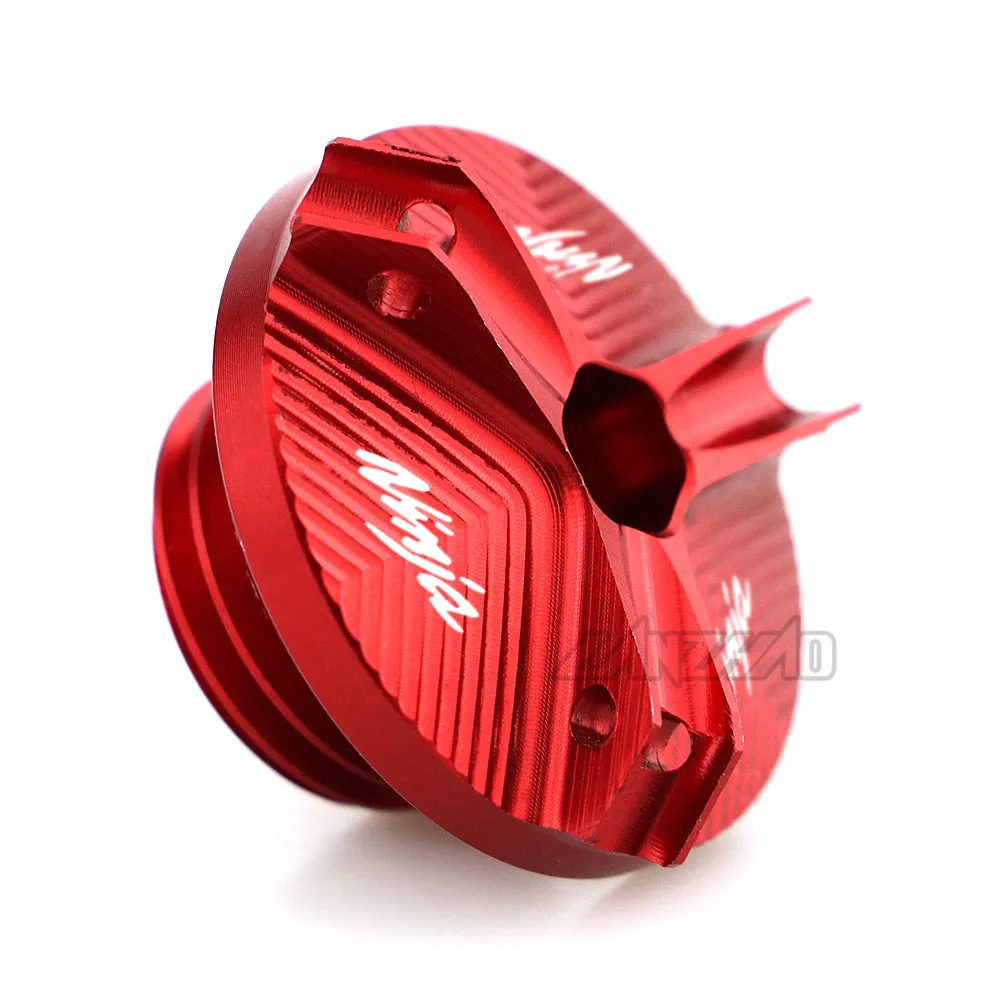M30* 1,5 топливный фильтр для двигателя мотоцикла крышка масляного бака CNC алюминиевые аксессуары для Kawasaki Ninja 250 300 400 650 1000