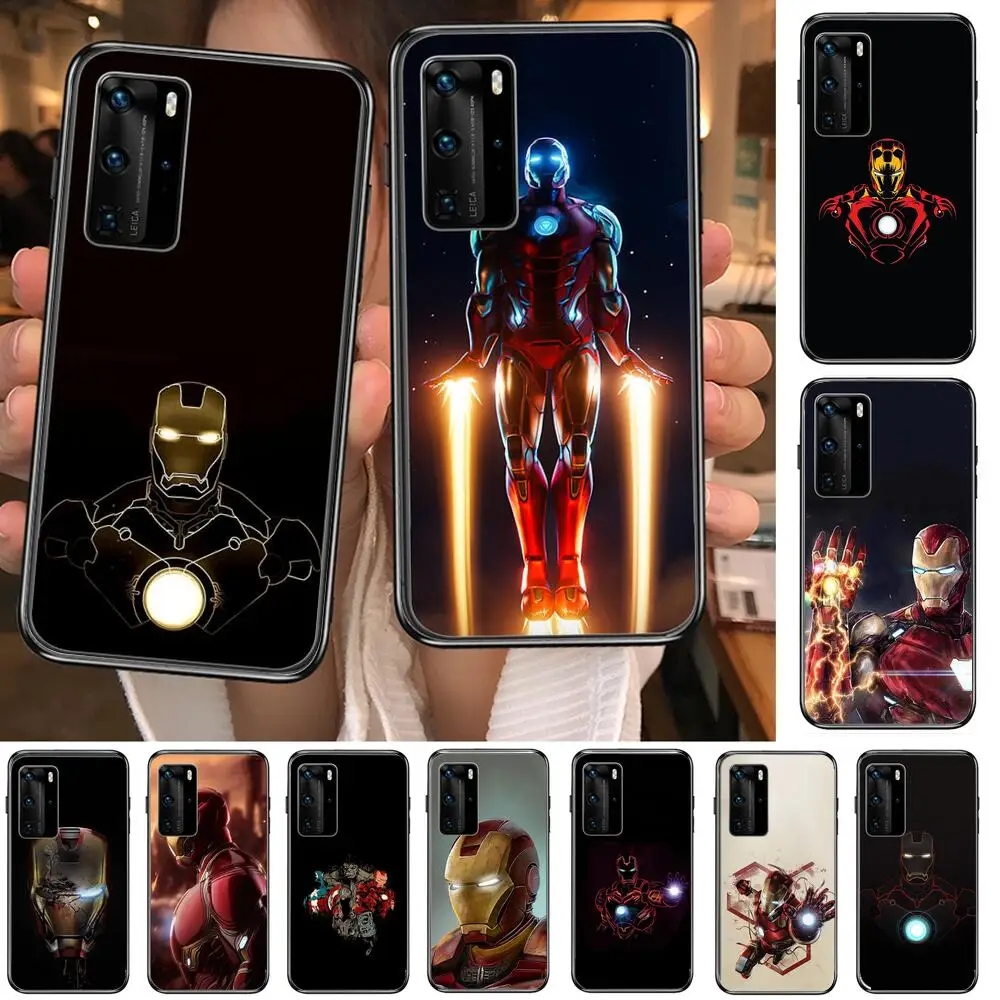 Железного человека из комиксов Marvel мягкий прозрачный чехол для телефона Huawei Honor 20
