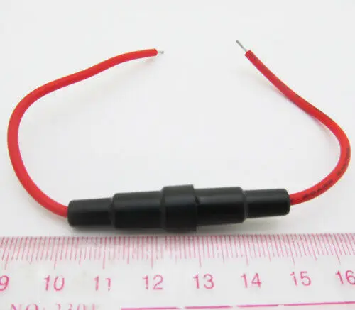 

10 шт. 5x20 мм держатель предохранителя AGC линейного винтового типа с проводом