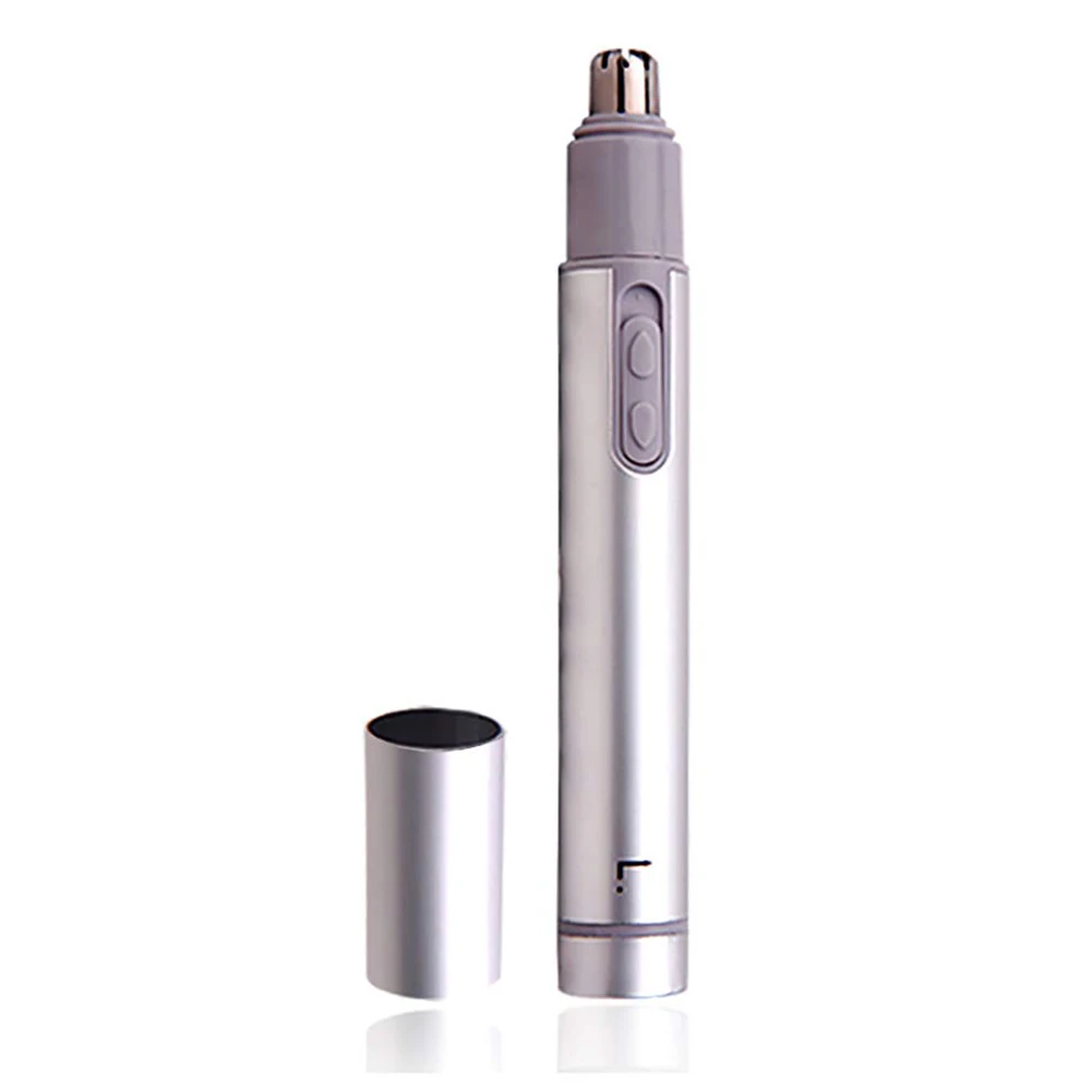 Men Face Care Manual Mini Removal Portable Stainless Steel Safe Tool Electric Shaving Nose Hair Trimmer Painless Cut | Красота и