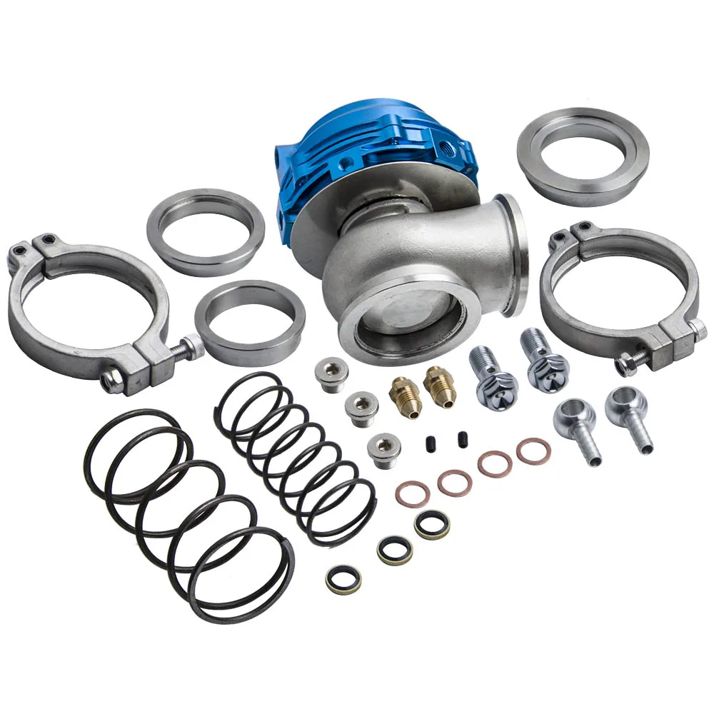 44 мм коллектор турбокомпрессора Boost синий v-ленточный хомут клапан сброса