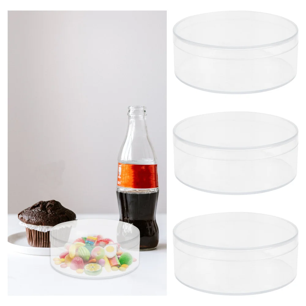 

10Pcs Puff Container Makeup Powder Case Mini Box Round Jewelry Box