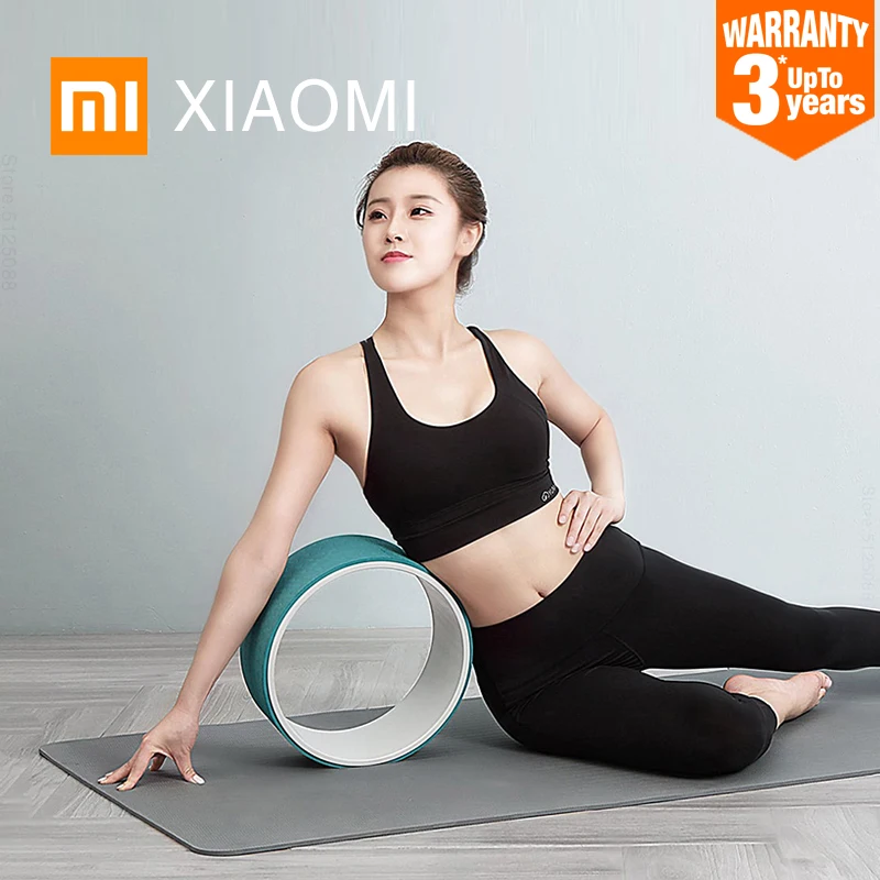 Новый YUNMAI Йога Пилатес кольцо ролик для фитнеса колеса тренажерный зал