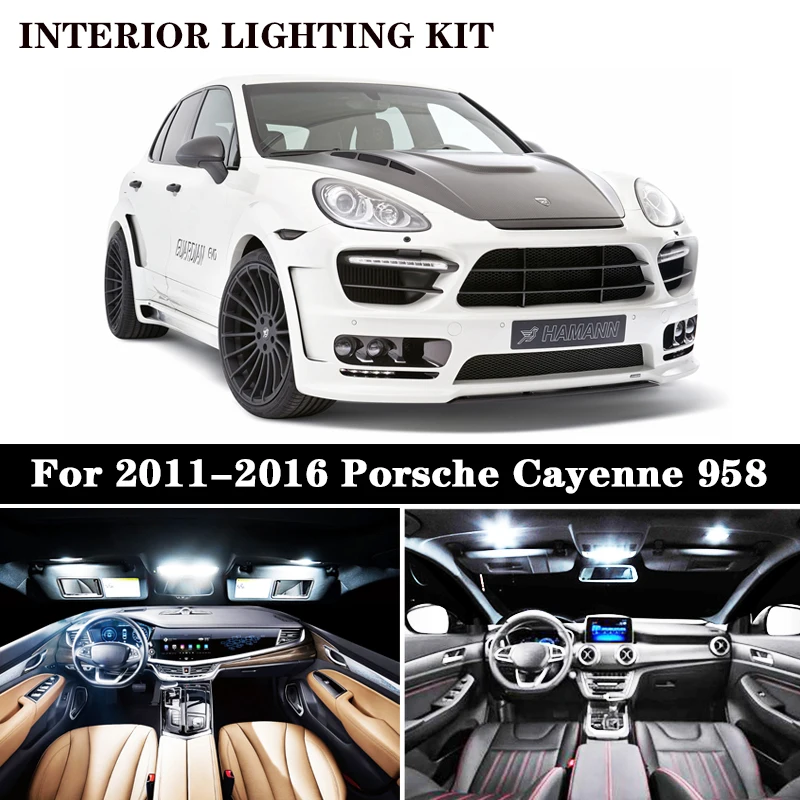 Светодиодный светильник для номерного знака Porsche Cayenne 958 19 шт. светодиодный чтения
