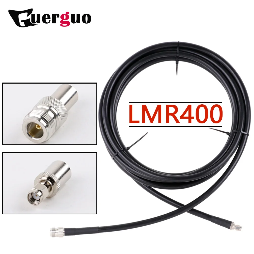 

RP SMA Male to N Female LMR400 Cable 50 ohm RF Coax Extension Jumper Pigtail for 4G LTE Cellular Amplifier Phone Signal Booster