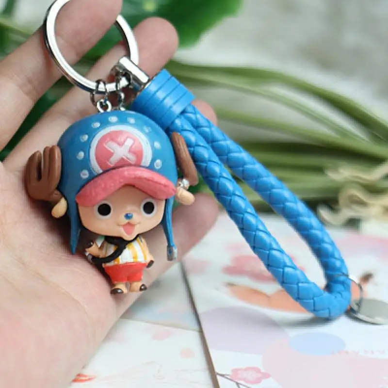 Кукла из аниме пиратский король ручной работы брелок для ключей мужчин Luffy Qiao