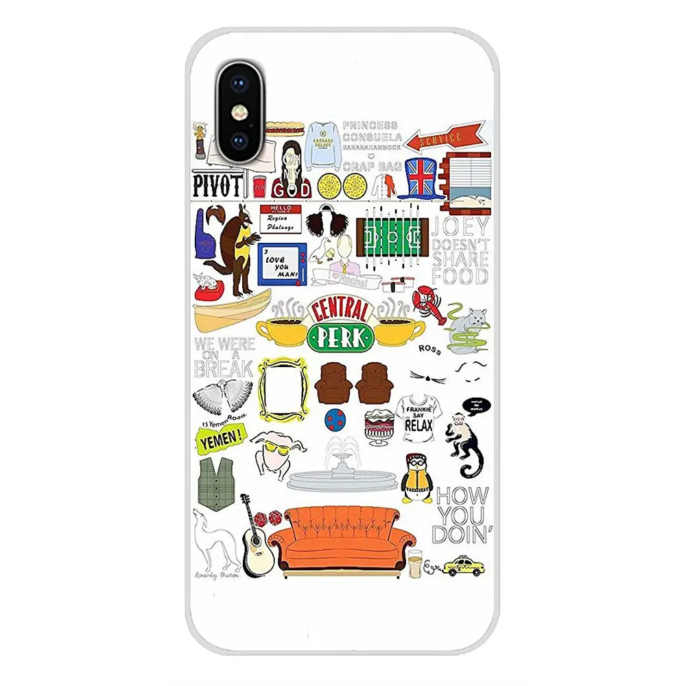Мягкий кожаный чехол для Samsung Galaxy S3 S4 S5 Mini S6 S7 Edge S8 S9 S10 Lite Plus Note 4 5 8 9 FRIENDS TV SHOW Best Friends