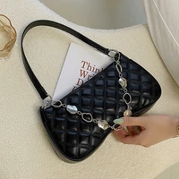 lingge embroidery thread bag summer 2021new trendy fashion high quality ladies luxury one shoulder underarm bag small square bag