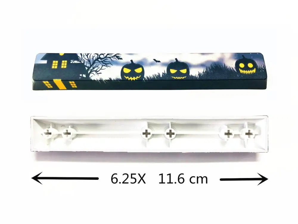 Тыква Хэллоуин краситель подложенный пробел Keycap толстые PBT Keycaps Вишневый профиль