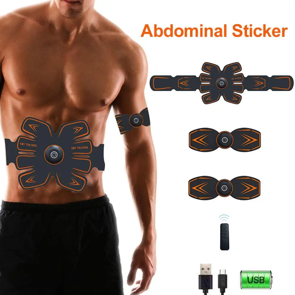 Professional Abdominal Devices USB Rechargeable Smart Muscle Body Shaped Trainer Fitness Sports Equipment | Спорт и развлечения