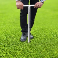 durable outdoor tubular golf course lawn stainless steel garden soil sampler probe 20 inch stainless steel soil test kits tools