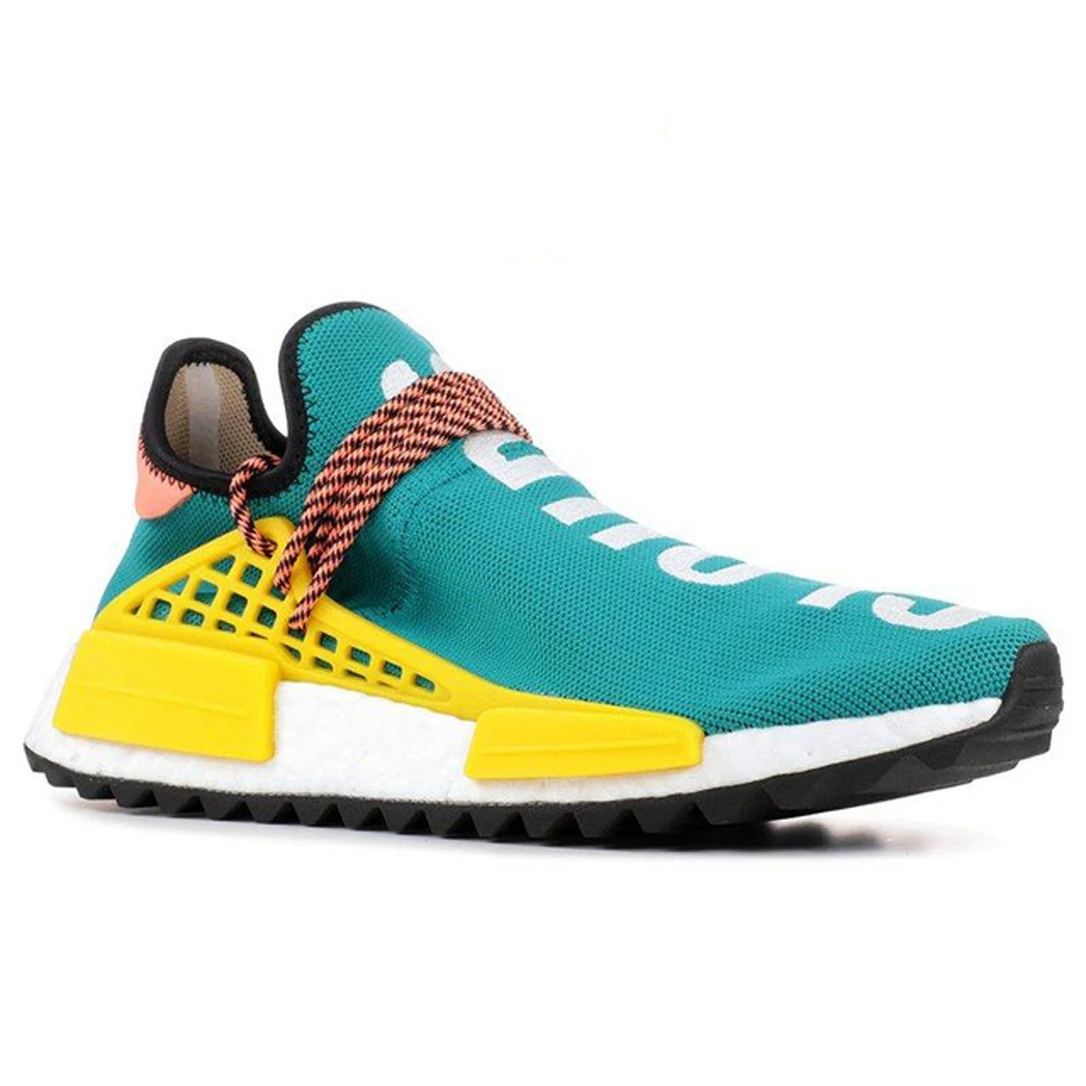 

2020 Human Race Men Running Shoes Women Pharrell Williams White Red Sample Yellow Core Black Trainers Sports Sneakers Women