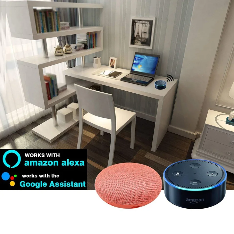 AVATTO 16A ЕС RGB wifi умная вилка с монитором питания, wifi Беспроводная умная розетка с Google Home Alexa Голосовое управление