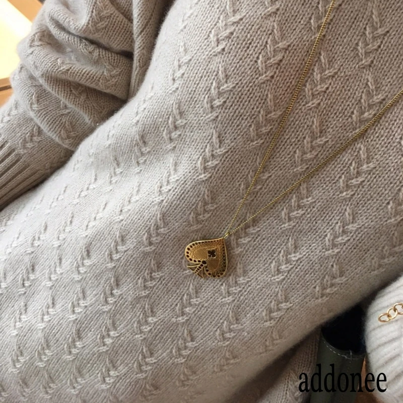 

Thick Warm Turtleneck Loose New High Quality Spring Autumn Winter Women Cashmere Wool Pullover Sweater Casual Big Size Flexible