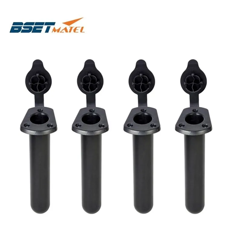 

4 Pieces BSET MATEL Nylon Fishing Tackle Accessory tool Fishing Rod Holder Tackle with Cap Cover Gasket for Kayak Boat Canoe