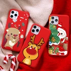 Рождественский чехол из ТПУ для Samsung Galaxy S8 S10 S9 Plus S21 Ultra S20 FE A51 A70 A31 A10 A50 A22 A72 A52 A32 A21S A12 A71 A40 Coque