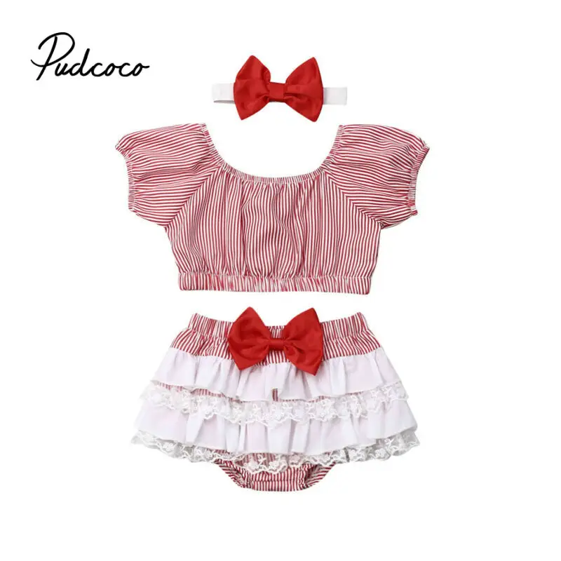 Детская одежда для маленьких девочек летний детский топ с короткими рукавами и