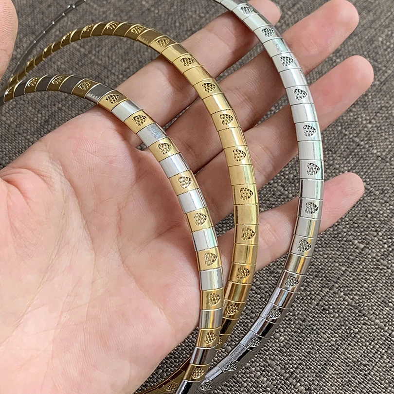 Женский чокер из нержавеющей стали ожерелье в форме сердца цепочка со змеиным