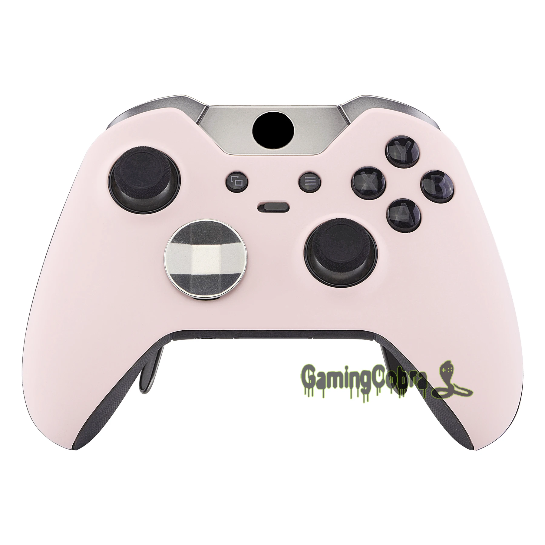 

eXtremeRate Custom Cherry Blossoms Pink Soft Touch Upper Front Shell Housing Case Replacement Kit for Xbox One Elite Controller