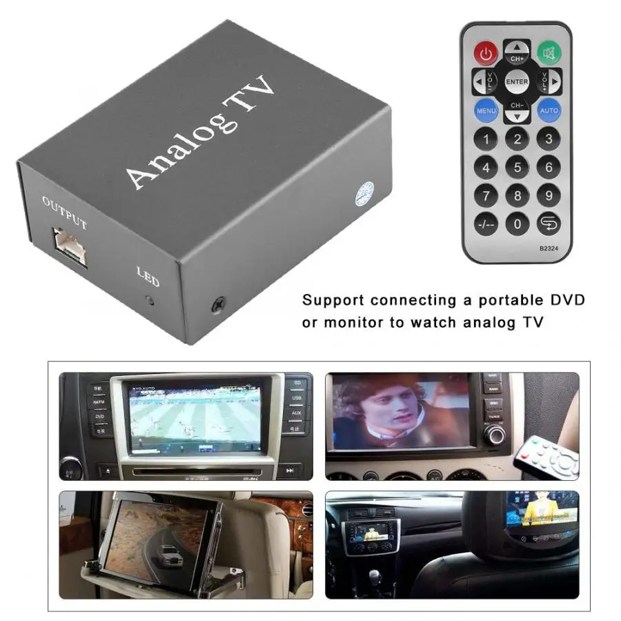Автомобильный мобильный DVD ТВ приемник аналоговый тюнер сильный сигнал