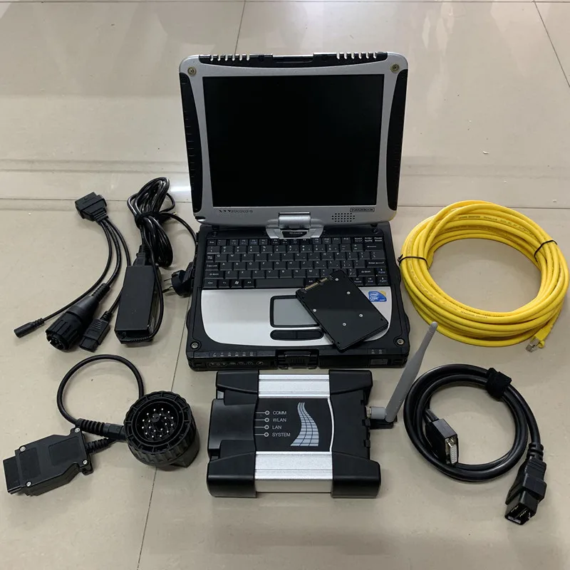 Супер для Bmw Icom Next диагностировать сканирующий инструмент с Ssd 720 ГБ программного