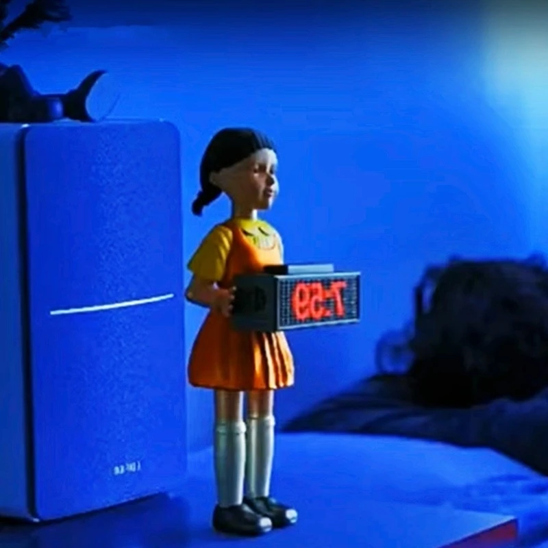 

Hot Sale Squid Game Alarm Clock To Wake You Up Squid Game Clock Red Light Green Light Doll Clock Funny Doll Alarm Clock