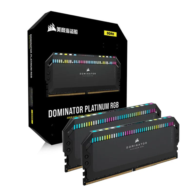 

Corsair ddr5 RGB Ram DOMINATOR®Платиновый RGB первый выпуск 2x16 ГБ DDR5 D ОЗУ 5600 МГц память для настольного ПК ОЗУ для настольного компьютера-черный