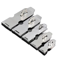stainless steel padlock lock card hasp thickened for wooden doors