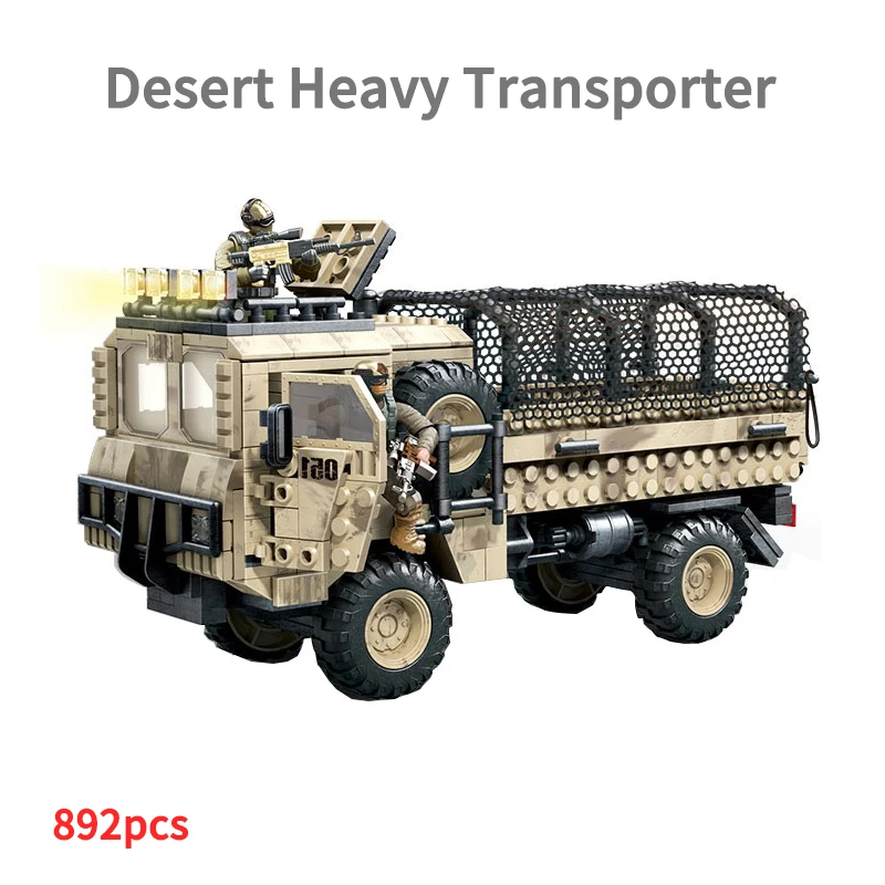 Военный бронированный транспортный автомобиль пустынный тяжелый грузовик